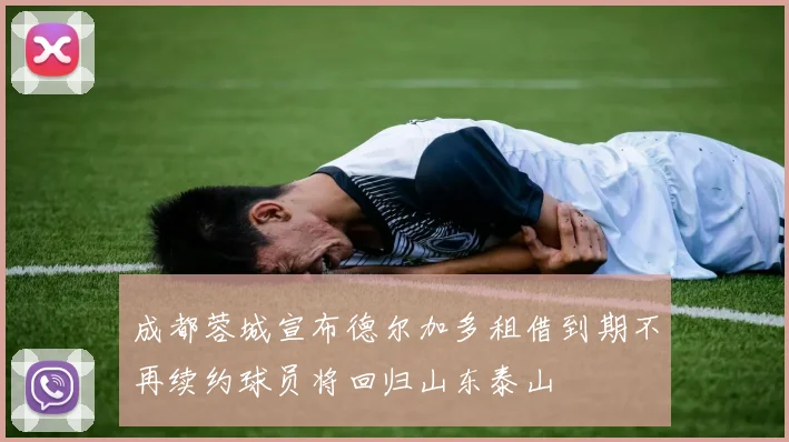 成都蓉城宣布德尔加多租借到期不再续约球员将回归山东泰山